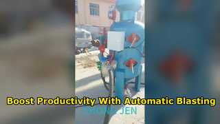 Automatic Satellite Rotary Table Sand Blasting Machine