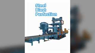 H Beam I Beam Steel Profile Shot Blaster